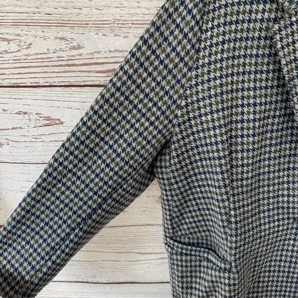 Lands' End Women's Houndstooth Fleece Blazer Jacket Size 2X - Picture 16 of 16